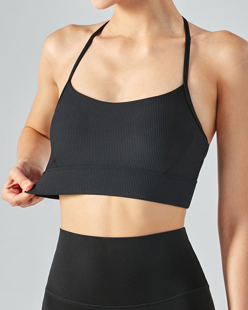 Halter Neck Yoga Vest