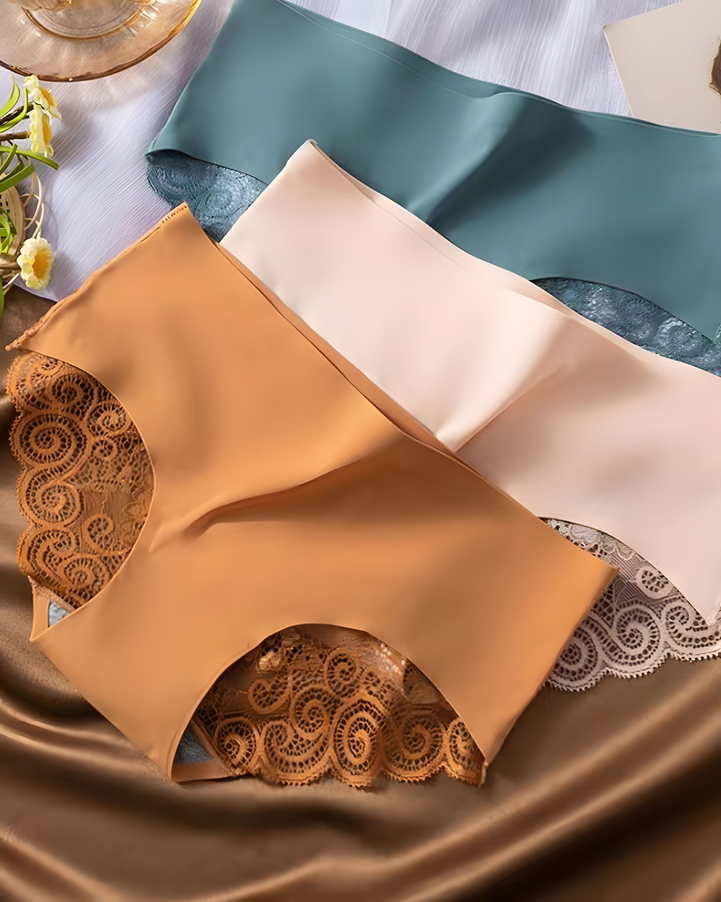 Sexy Lace Seamless Antibacterial Underwear