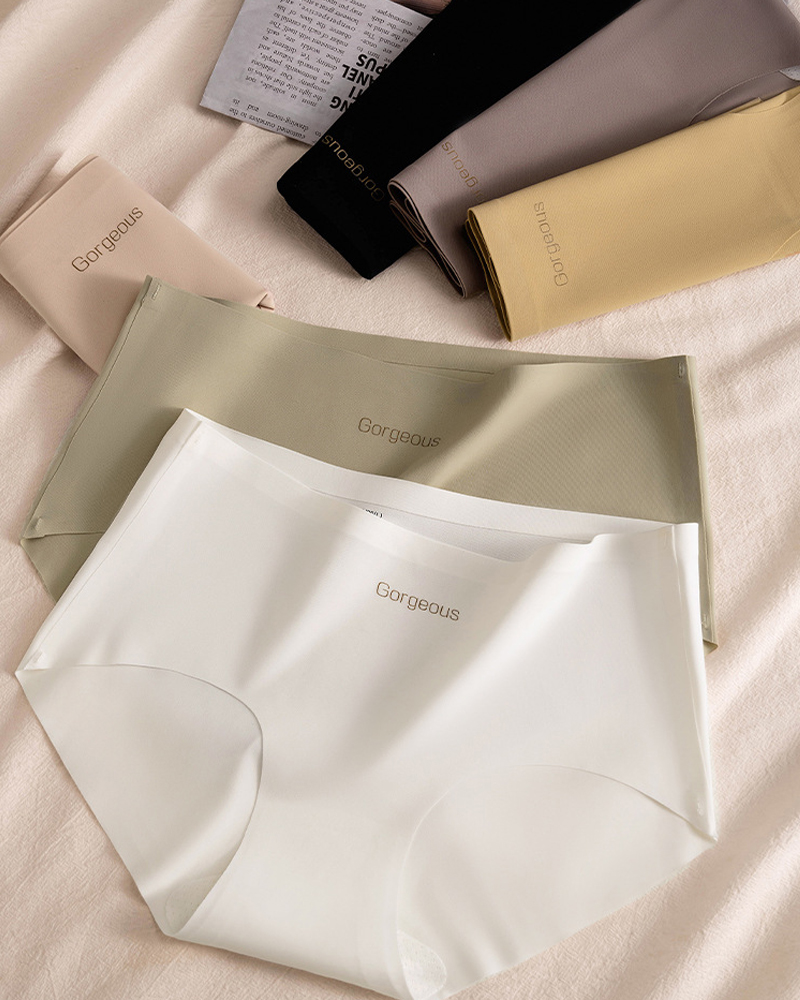 Yoga Fitness Mulberry Silk Antibacterial Seamless Underwear